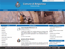 Tablet Screenshot of comune.belgioioso.pv.it
